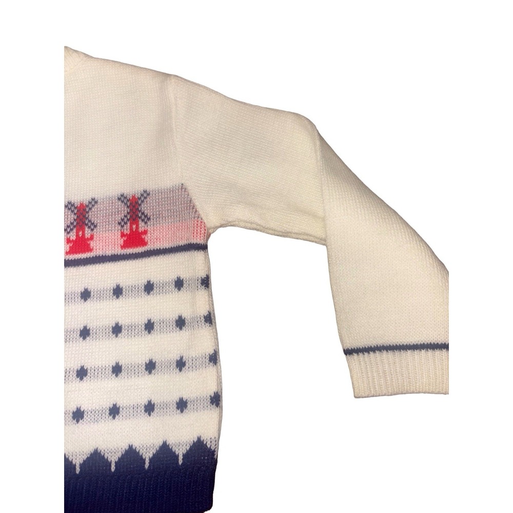 Vintage 1970's Lyttle Angel Originals Windmill Sweater Cottage Core 3-6M Boy - Picture 7 of 13